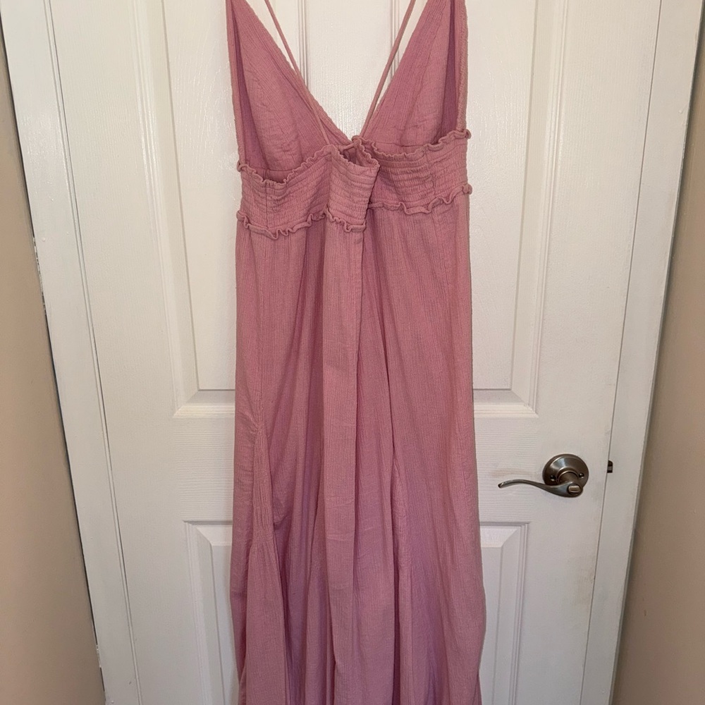 Free People Pink Maxi Dress